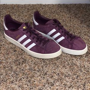 Adidas purple sneakers
